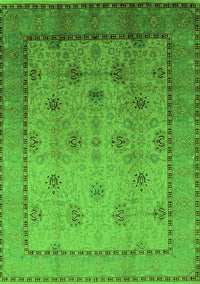 Oriental Green Industrial Rug, urb3239grn