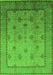 Oriental Green Industrial Rug, urb3239grn