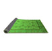 Sideview of Oriental Green Industrial Rug, urb3239grn