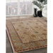 Machine Washable Industrial Modern Sienna Brown Rug in a Family Room, wshurb3239