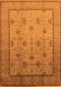 Oriental Orange Industrial Rug, urb3239org