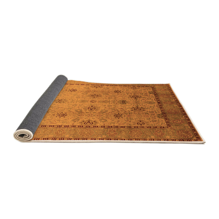 Sideview of Oriental Orange Industrial Rug, urb3239org