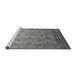 Sideview of Machine Washable Oriental Gray Industrial Rug, wshurb3239gry