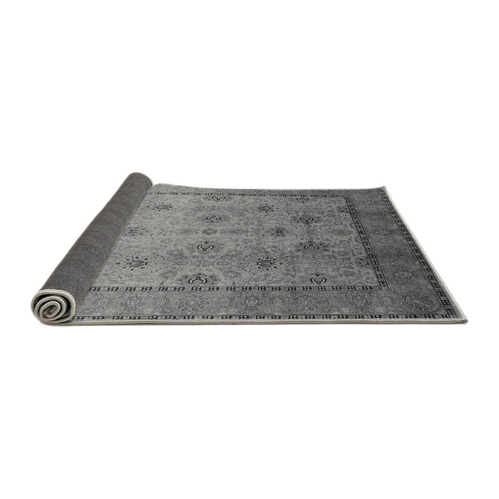 Sideview of Oriental Gray Industrial Rug, urb3239gry