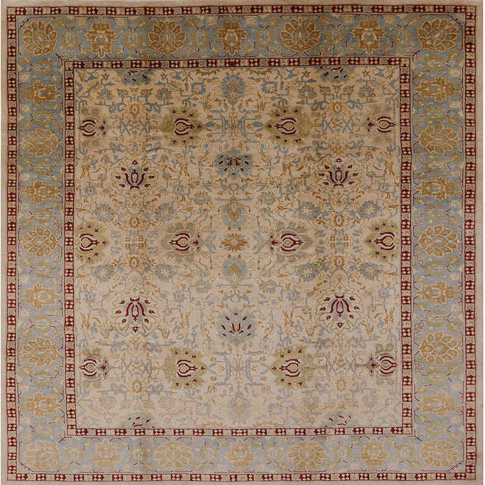 Square Machine Washable Industrial Modern Sienna Brown Rug, wshurb3239