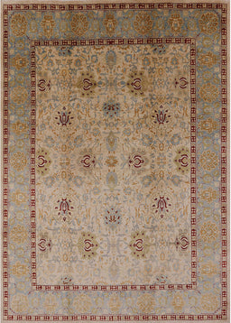 Mid-Century Modern Sienna Brown Oriental Rug, urb3239