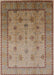 Mid-Century Modern Sienna Brown Oriental Rug, urb3239