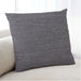 Lifestyle Image of Mid-Century Modern Urban Square Charcoal Black Throw Pillow, 18 inch by 18 inch, pwurb323
