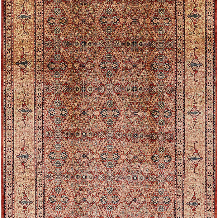 Machine Washable Industrial Modern Sandy Brown Rug, wshurb3240