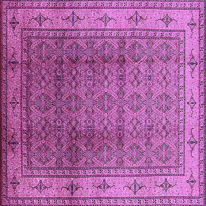 Square Oriental Purple Industrial Rug, urb3240pur