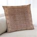 Lifestyle Image of Mid-Century Modern Urban Square Sandy Brown Throw Pillow, 18 inch by 18 inch, pwurb3240