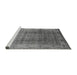 Sideview of Machine Washable Oriental Gray Industrial Rug, wshurb3240gry