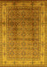 Oriental Yellow Industrial Rug, urb3240yw