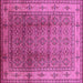 Square Oriental Pink Industrial Rug, urb3240pnk