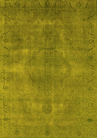 Oriental Yellow Industrial Rug, urb3241yw