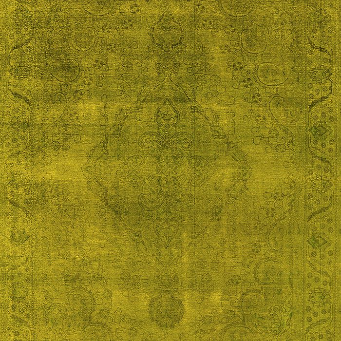 Oriental Yellow Industrial Rug, urb3241yw