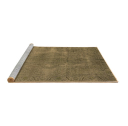 Sideview of Machine Washable Oriental Brown Industrial Rug, wshurb3241brn