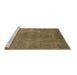 Sideview of Machine Washable Oriental Brown Industrial Rug, wshurb3241brn