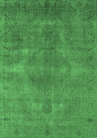 Oriental Emerald Green Industrial Rug, urb3241emgrn