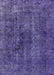 Machine Washable Industrial Modern Purple Rug, wshurb3242