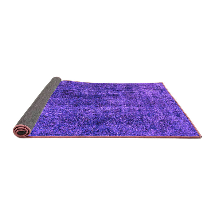 Sideview of Oriental Purple Industrial Rug, urb3242pur