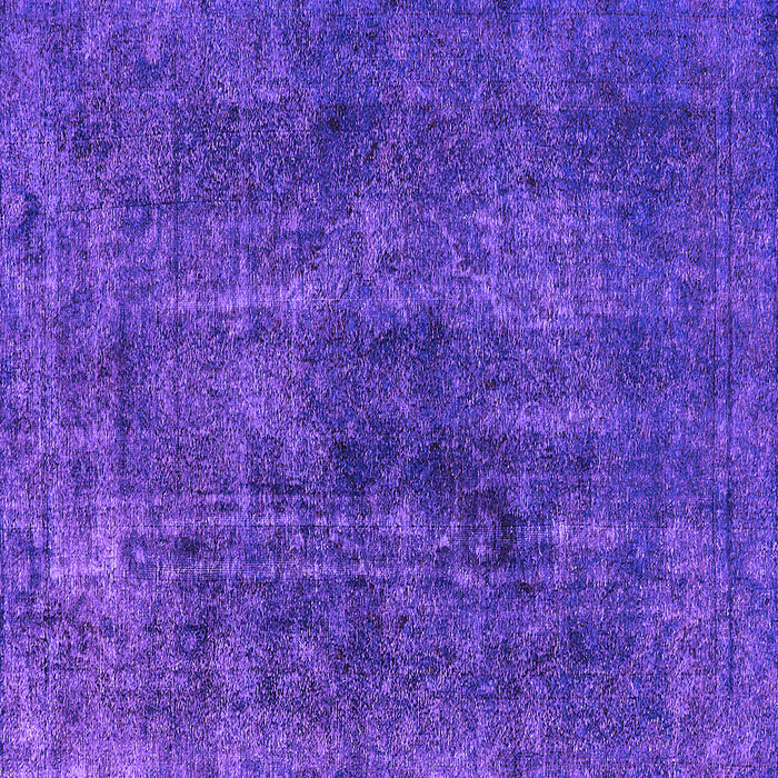 Square Machine Washable Oriental Purple Industrial Area Rugs, wshurb3242pur