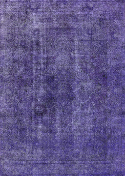 Mid-Century Modern Purple Oriental Rug, urb3242