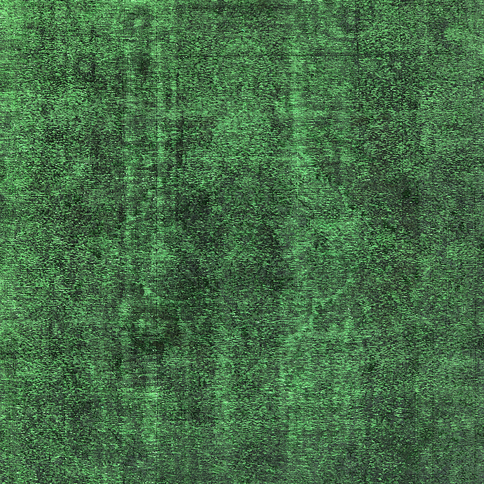 Machine Washable Oriental Green Industrial Area Rugs, wshurb3242grn