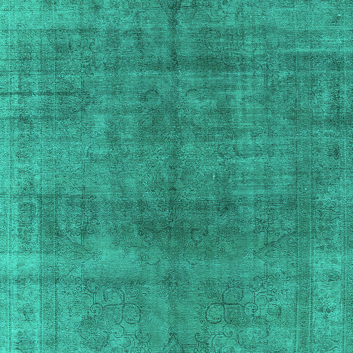 Machine Washable Oriental Turquoise Industrial Area Rugs, wshurb3243turq