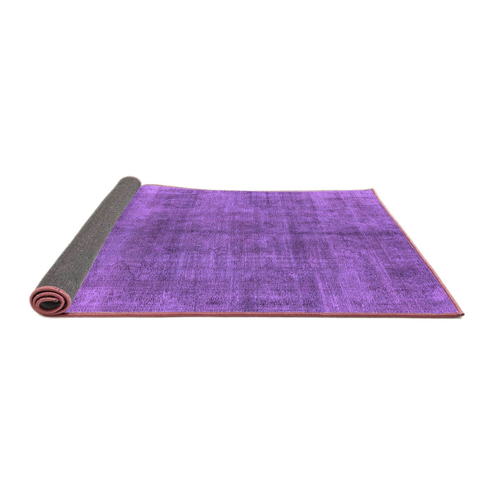 Sideview of Oriental Purple Industrial Rug, urb3243pur