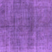 Square Oriental Purple Industrial Rug, urb3243pur