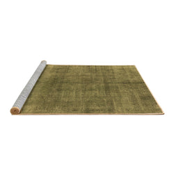 Sideview of Machine Washable Oriental Brown Industrial Rug, wshurb3243brn