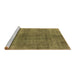 Sideview of Machine Washable Oriental Brown Industrial Rug, wshurb3243brn