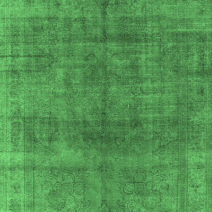 Machine Washable Oriental Emerald Green Industrial Area Rugs, wshurb3243emgrn