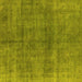 Square Oriental Yellow Industrial Rug, urb3243yw