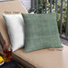 Front View of Mid-Century Modern Urban Square Pine Green Throw Pillow, 18 inch by 18 inch, pwurb3243
