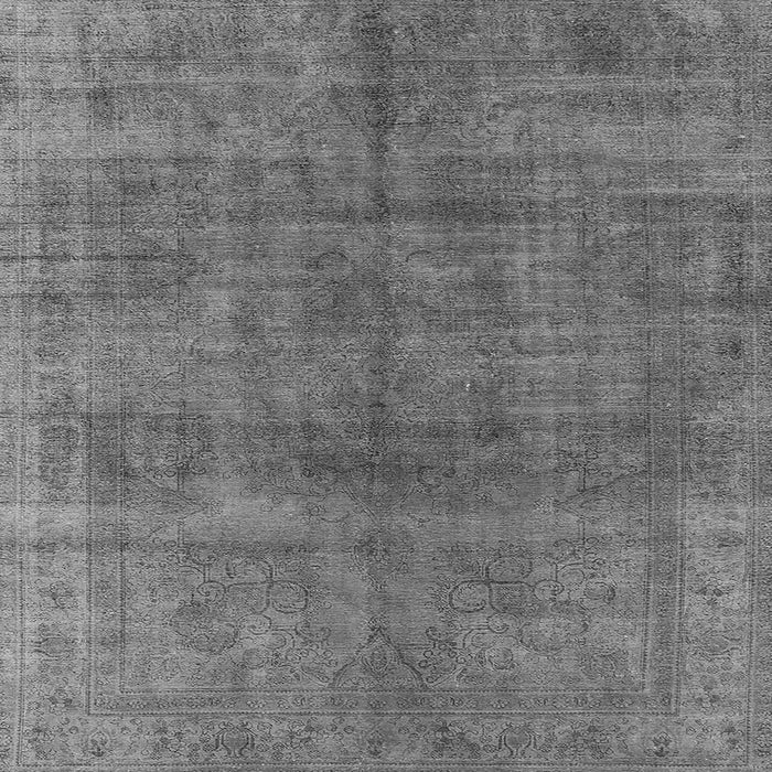 Square Oriental Gray Industrial Rug, urb3243gry
