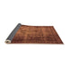 Sideview of Oriental Orange Industrial Rug, urb3244org