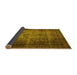 Sideview of Oriental Yellow Industrial Rug, urb3244yw