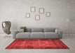 Industrial Red Washable Rugs