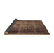 Sideview of Oriental Brown Industrial Rug, urb3244brn