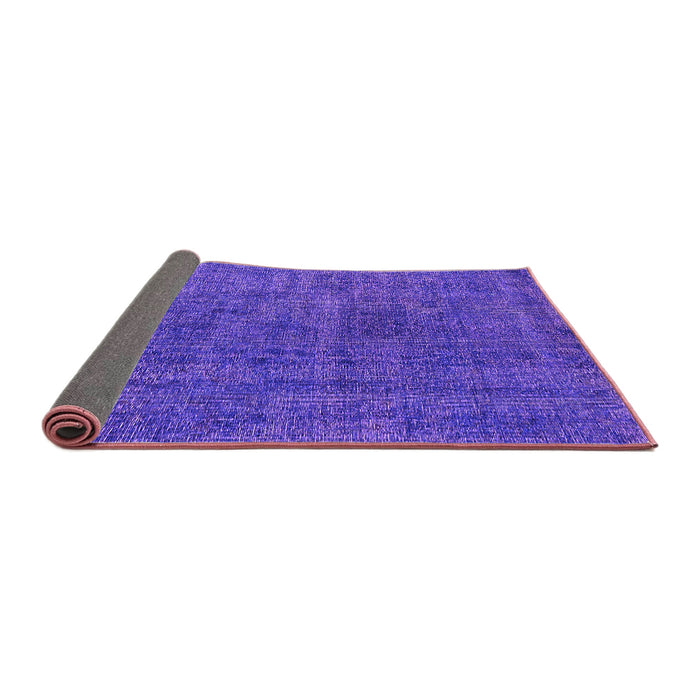 Sideview of Oriental Purple Industrial Rug, urb3245pur