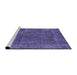 Sideview of Machine Washable Industrial Modern Amethyst Purple Rug, wshurb3246