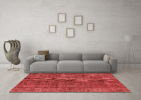 Machine Washable Oriental Red Industrial Rug, wshurb3246red