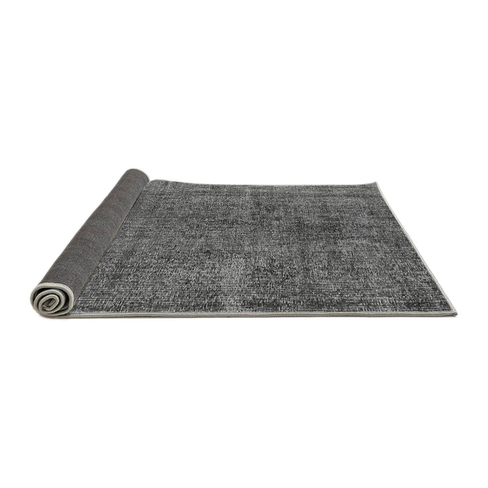 Sideview of Oriental Gray Industrial Rug, urb3246gry