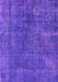 Machine Washable Oriental Purple Industrial Area Rugs, wshurb3246pur