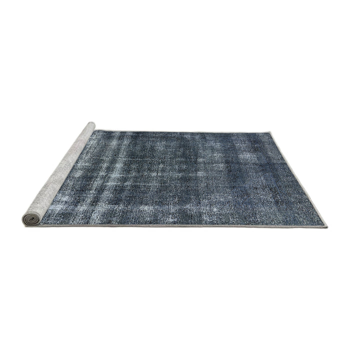 Sideview of Machine Washable Industrial Modern Light Slate Gray Rug, wshurb3247