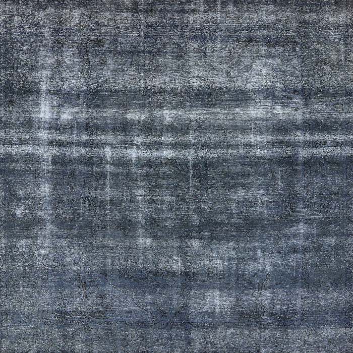 Square Machine Washable Industrial Modern Light Slate Gray Rug, wshurb3247