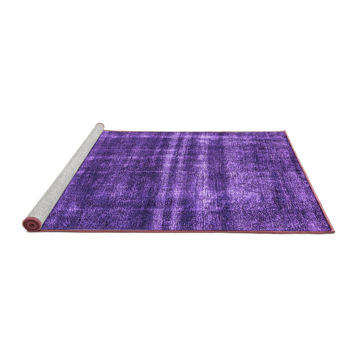 Sideview of Machine Washable Oriental Purple Industrial Area Rugs, wshurb3247pur