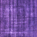 Square Machine Washable Oriental Purple Industrial Area Rugs, wshurb3247pur